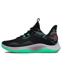 Кроссовки curry hovr splash 2 'black antifreeze camo' Under Armour, черный 3025636-002 | black/green/grey/red