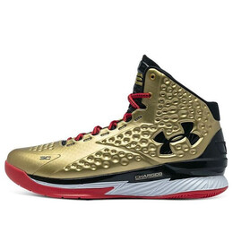 Кроссовки curry 1 retro 'all american' 2021 Under Armour, золотой 3026048-900 | gold/red/black