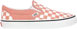 Кеды Vans Classic Slip-On Rose Dawn Checkerboard, розовый vn0a4u381gl | pink