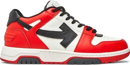 Кроссовки Off-White Out of Office Low Red White Black, красный omia189s23lea001 2510 | red