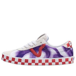 Кроссовки x the museum visitor sport low 'white purple red' Vans, белый vn000d09whp | white/purple/red