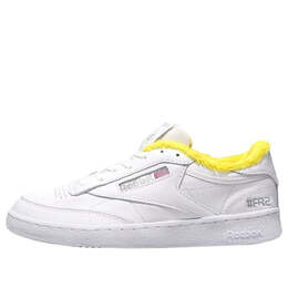 Кроссовки atmos x #fr2 x club c 85 'white yellow' Reebok, белый gz4036 | white/yellow