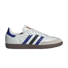 Adidas Кроссовки Samba OG, цвет White Active Blue id1381 | white active blue