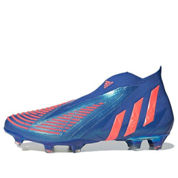 Кроссовки predator edge+ fg 'hi-res blue turbo' Adidas, синий gz9002 | blue/red