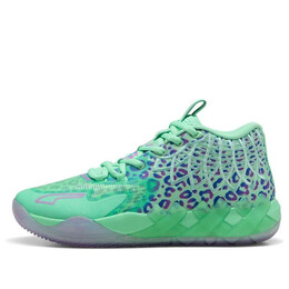 Кроссовки lamelo ball mb.01 'alien safari' Puma, зеленый 311401-01 | green glimmer/pure magenta/hyperlink blue