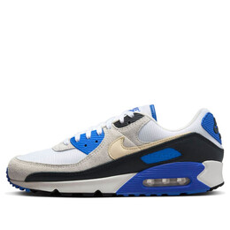 Кроссовки air max 90 premium 'racer blue' Nike, белый hf3449-100 | white/racer blue/khaki/black