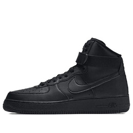 Кроссовки air force 1 high '07 'triple black 2017' Nike, мультиколор 315121-032 | blavk/black
