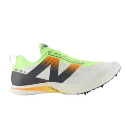 Кроссовки New Balance FuelCell SuperComp MDXv3 White Bleached Lime Glo, белый umdelrsf | white bleached lime glo