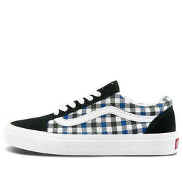 Кроссовки old skool spring daze white/gingham/black Vans, белый vn0a3wkt4rv | bluewhite/black