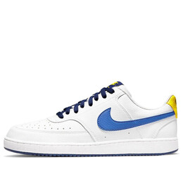 Кроссовки court vision low next nature 'white hyper royal' Nike, белый dh2987-103 | white/hyper royal/blue void