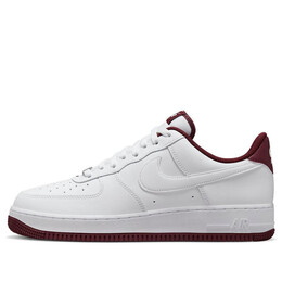 Кроссовки air force 1 '07 'white dark beetroot' Nike, белый dh7561-106 | white/wine red