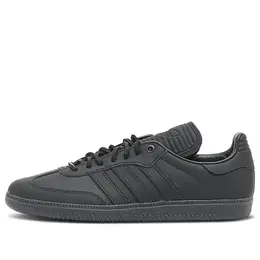 Кроссовки x pharrell humanrace samba 'charcoal' Adidas, черный ie7291 | charcoal / charcoal / charcoal