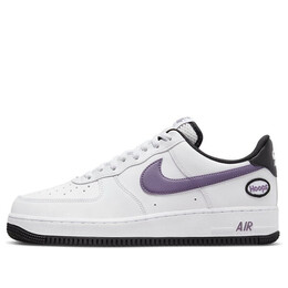 Кроссовки air force 1 '07 lv8 'hoops - white canyon purple' Nike, белый dh7440-100 | white/canyon purple/black