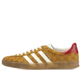 Кроссовки adidas x gazelle 'gg monogram' Gucci, бежевый 707850-uwv20-7162 | beige/brown