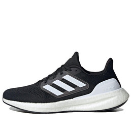Кроссовки pureboost 23 wide running shoes 'black white' Adidas, черный if4839 | core black/cloud white/carbon