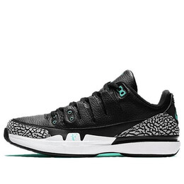 Кроссовки atmos x zoom vapor tour aj3 'jade' Nike, черный 709998-031 | black/clear jade-white
