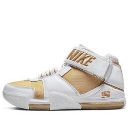 Кроссовки zoom lebron 2 retro 'maccabi' 2022 Nike, белый dj4892-100 | white/gold