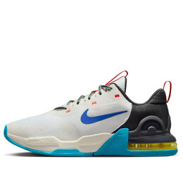 Кроссовки air max alpha trainer 5 'sail blue lightning' Nike, белый dm0829-100 | white/black/blue