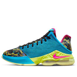 Кроссовки lebron 19 low 'lebronival' Nike, синий dm1058-500 | blue/green