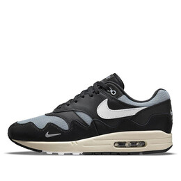 Кроссовки x patta air max 1 'black' Nike, черный dq0299-001 | black/grey