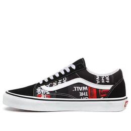 Кроссовки old skool 'packing tape - black' Vans, черный vn0a4u3bwz4 | black/red