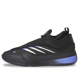 Кроссовки dame 9 'core black cobalt blue' Adidas, черный ji1938 | core black/cloud white/cobalt blue
