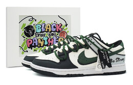 Мужские кроссовки для скейтбординга Nike Dunk, Black dd1391-100(team108-男款绿野仙踪) | black