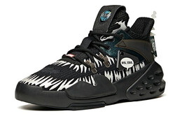 Мужские кроссовки для скейтбординга Marvel X Bastard, средний верх, черный/цвет слоновой кости Anta 912118088-3