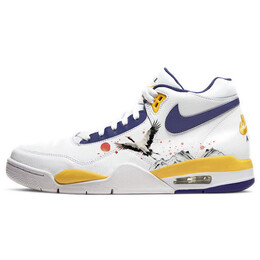 Баскетбольные кроссовки Flight Legacy Vintage для мужчин, среднего размера, желтый/белый Nike bq4212-102(team56-水墨仙鹤) | yellow