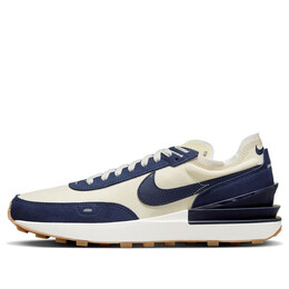 Кроссовки waffle one se 'midnight navy coconut milk' Nike, мультиколор dq7685-101 | coconut milk/sail/gum medium brown/midnight navy