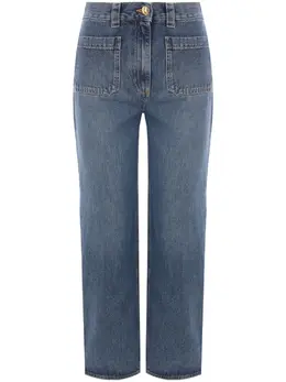 Elisabetta Franchi: Голубые джинсы 