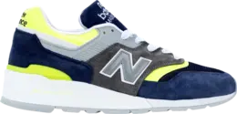 Кроссовки New Balance 997 Made In USA 'Blue Lime', синий m997lbl | blue