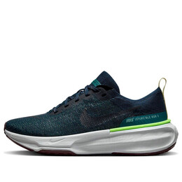 Кроссовки zoomx invincible 3 'armory navy geode teal' Nike, синий dr2615-402 | armory navy/geode teal/buff gold/black