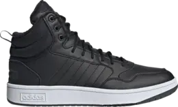 Adidas Кроссовки Hoops 3.0 Mid Winter 'Black White', черный gz6679 | black