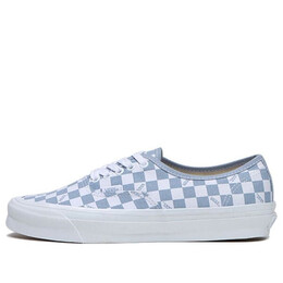 Кроссовки og authentic lx 'checkerboard - sky blue' Vans, синий vn0a5fbdsky | blue/white