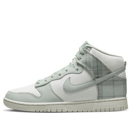 Кроссовки dunk high se 'mint plaid' Nike, зеленый dv0826-100 | green/white