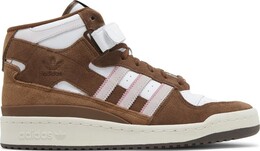 Кроссовки Adidas Forum Mid высокие, белый/коричневый gy6802 | white