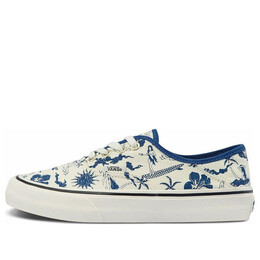 Кроссовки authentic low tops casual skateboarding shoes beige blue Vans, бежевый vn0a5hypaxv | cream/blue