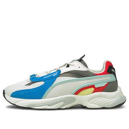 Кроссовки rs-connect lazer 'vaporous grey energy blue' Puma, белый 375152-02 | white/green/blue