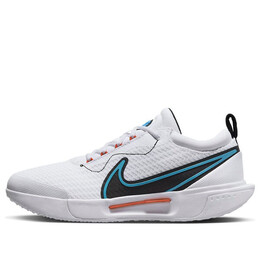 Кроссовки court zoom pro hc 'white baltic blue' Nike, белый dv3278-101 | white/baltic blue/picante red/black