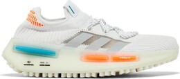 Adidas Кроссовки NMD_S1 'White Orange Teal', белый fz5707 | white