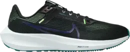 Nike Кроссовки Air Zoom Pegasus 40 'Black Purple Ink', черный dv3853 005 | black
