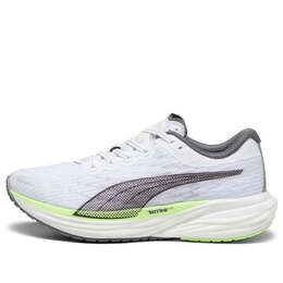 Кроссовки deviate nitro 2 'white speed green' Puma, белый 376807-15 | puma white-speed green-cool dark gray