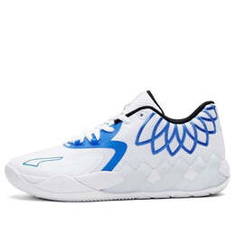 Кроссовки mb.01 low lamelo ball 'team colors - white bluemazing' Puma, белый 376941-11 | puma white/bluemazing
