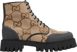 Кроссовки Gucci Lace Up Boot Maxi GG - Camel, коричневый 699970 ukof0 2590 | maxi gg - camel