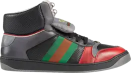 Кроссовки Gucci Screener High Light Hibiscus Red, красный 563485 02j50 6492 | light hibiscus red