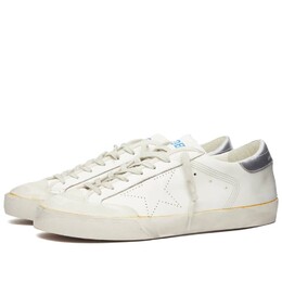 Кожаные кроссовки Golden Goose Super Star, мультиколор 3794878 | white, ivory & silver
