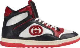 Кроссовки Gucci MAC80 High 'Black White Red', черный 762060 aacn5 1050 | black