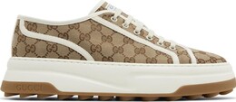 Кроссовки Gucci GG Sneaker 'Interlocking G - Beige', кремовый 745997 20q20 9745 | cream