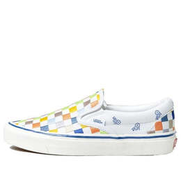 Кроссовки slip-on 98 dx multi-color Vans, мультиколор vn0a5kx8avz | white/yellow/blue/green
